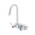 T&S Brass B-1146-2-V12-CR Workboard Faucet wall mount 4" centers 4-3/8" swivel gooseneck nozzle