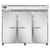 Continental Refrigerator 3RENSA 85.5" W Three-Section Solid Door Reach-In Extra-Wide Refrigerator