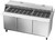 Beverage Air SPE72HC-30M-DS 72" W Three-Section Three Door Dual Side Mega Top Refrigerated Counter