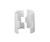 Metro 9985W Split Sleeves White Plastic (4) Pair Per Bag