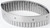 Matfer Bourgeat 150220 Pastry Cutter 6-1/4" x 1-3/8"H Oval Beveled Edges Stainless Steel