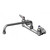 T&S Brass B-2299-VF22-CR Mixing Faucet wall mount 8"