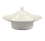 CAC China RCN-140 9.5 Oz. Bone White Porcelain Round Sushi Signature Pasta Bowl Set (12 Set Per Case)