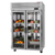 Turbo Air PRO-50R-G-N 51.75" W Two-Section Glass Door Reach-In PRO Series Refrigerator