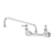 T&S Brass B-0231-EEM Pantry Faucet double 12" swing nozzle (062X) wall mount 8" centers