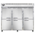 Continental Refrigerator 3RENSAHD 85.5" W Three-Section Solid Door Reach-In Extra-Wide Refrigerator