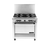 Garland M44S-NG 34" Natural Gas Heavy Duty Range - 140,000 BTU