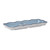 American Metalcraft BLUP14 Plastic Blue & White Pattern Rectangular Platter