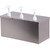Carlisle 38623IB Topping Rail Dispenser 15.88"W x 7.38"D x 11"H Insulated Triple Unit Countertop Design