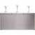 Carlisle 38623IB Topping Rail Dispenser 15.88"W x 7.38"D x 11"H Insulated Triple Unit Countertop Design