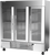 Victory LSR72G-1 75.06" W Three-Section Glass Door UltraSpec Series Merchandiser Refrigerator Featuring Secure-Temp Technology