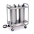 Lakeside 8206 Easy-Glide 6.5" Dia. Round Stainless Steel 2-Tube Open Heated Mobile Dish Dispenser