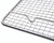 Matfer Bourgeat 313503 23-1/4"L x 15-1/4"W x 3/4"H Stainless Steel Confectionary Rack