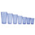 Winco PTP-32B 32 Oz. Blue Plastic Tumbler