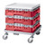 Cambro 9S318163 Camrack Glass Rack With Soft Gray Extender - 5 Cases