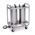 Lakeside 8208 Easy-Glide 8.13" Dia. Round Stainless Steel 2-Tube Open Heated Mobile Dish Dispenser