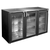 Glastender C1RB72 72"W Three-Section Solid Door Cooler