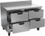 Beverage Air WTFD48AHC-4 48"W Four Drawer Stainless Steel Worktop Freezer With 4" Removable Backsplash