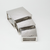 American Metalcraft HMPRS3 8.75" Sq. x 5" H Square Stainless Steel Riser Set