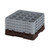 Cambro 16S900167 Camrack Glass Rack With (4) Soft Gray Extenders - 2 Cases