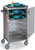 Lakeside 654 17.25" W Stainless Steel 1 Compartment 6 Trays Walnut Vinyl Tray Delivery Cart