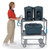 Lakeside 5920 Ergo-One 21.63" W Stainless Steel 2 Tier Heavy Duty Utility Cart