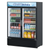 Turbo Air TGM-50RS(B)-N 55.88" W Two-Section Hinged Glass Doors Refrigerated Merchandiser - 115 Volts