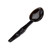 Cambro SPO13CW110 13" Black Polycarbonate Deli Spoon - 12/Case