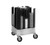 Cres Cor 50110240 4 Columns Aluminum Poker Chip Design Non-Adjustable Dish Dolly