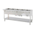 Duke WB305-NG 72.38" W Natural Gas Stainless Steel 5 Pan Open Base Aerohot Steamtable Wet Bath Unit - 27000 BTU
