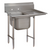 Advance Tabco T9-1-24-18R-X 40" W 18 Gauge Galvanized Special Value Regaline Sink