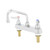 T&S Brass B-1120-XS-F12 Workboard Faucet deck mount with 8"