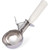 Carlisle 60300-10 3.08 Oz. Ivory Stainless Steel Round Bowl Disher