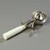 Carlisle 60300-10 3.08 Oz. Ivory Stainless Steel Round Bowl Disher