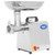 Vollrath 40743 264 Lbs. Stainless Steel Bench Style Meat Grinder with #12 Attachment Hub