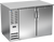 Beverage Air BB48HC-F-PT-S 48" W Stainless Steel Two-Section Solid Door Refrigerated Pass-Thru Back Bar Open Food Rated Refrigerator - 115 Volts