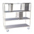 Lakeside PB848 63.5" W x 58" H x 26" D 3 Tiers Aluminum Sheet Pan Drying Rack