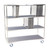 Lakeside PB848 63.5" W x 58" H x 26" D 3 Tiers Aluminum Sheet Pan Drying Rack