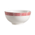 CAC China 105-64 7 Oz. Bone White Porcelain Round Red Gate Rice Bowl (4 Dozen Per Case)
