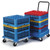 Carlisle C2220A14 E-Z Glide Dolly 300 Lb. Capacity Aluminum Blue