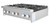 Turbo Air TAHP-36-6 Countertop Natural Gas Radiance Hotplate - 192,000 BTU