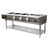 Advance Tabco WB-5G-NAT-X 5 Pan Natural Gas Water Bath Hot Food Table Open Base - 25,000 BTU
