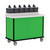 Lakeside 70520 Stainless Steel Condiment Cart Casters with Brakes 69-1/2"W x 25"D x 50"H