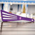 Matfer Bourgeat 112424 ExoGlass 12" L High Temp Slotted Pelton Spatula - Purple