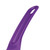 Matfer Bourgeat 112424 ExoGlass 12" L High Temp Slotted Pelton Spatula - Purple
