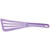 Matfer Bourgeat 112424 ExoGlass 12" L High Temp Slotted Pelton Spatula - Purple