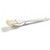 Carlisle 4037800 2" Wide Plastic Handle with Hook Bleached Sparta Meteor Pastry/Basting Brush