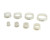 Matfer Bourgeat 150103 ExoGlass Pastry Cutter set 1-3/8"H Plain Round One-Piece Composite Material - 1 set