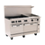 Vulcan 60SS-6B24G-LP 60" W Stainless Steel Liquid Propane Endurance Restaurant Range - 278,000 BTU
