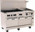 Vulcan 60SS-6B24G-LP 60" W Stainless Steel Liquid Propane Endurance Restaurant Range - 278,000 BTU